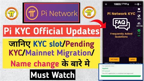 Pi Network Kyc Official Updates Pi Kyc Verification Pi Network New Update Today Pi Network