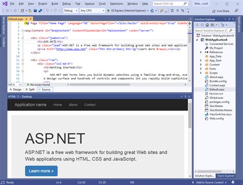 Html 11 Instant Live Web Pages Preview In Visual Studio Vlasov