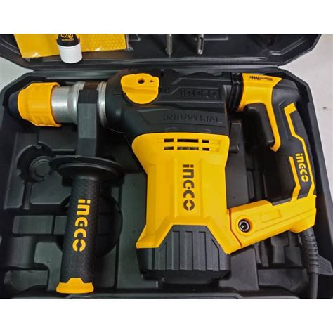 Ingco Rotary Hammer Drill Sds Plus 1500w 32mm 3 Mode Rh150028 Bits Incld Orange Furniture