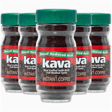 Kava Decaf Instant Coffee Low Acid, 6 ct / 4 oz - Fry’s Food Stores