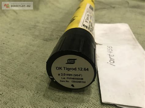 Пруток присадочный ESAB OK Tigrod 12.64 d 2 мм купить в Челябинске цена ...