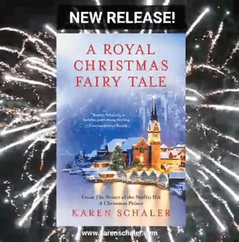 Book Release of A Royal Christmas Fairy Tale Schaler's Next Royal Rom-Com After Writing the ...