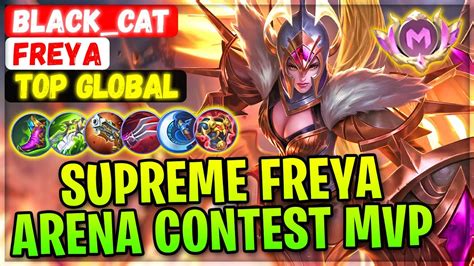 Strong Supreme Freya Arena Contest MVP Top Global Freya BLACK CAT