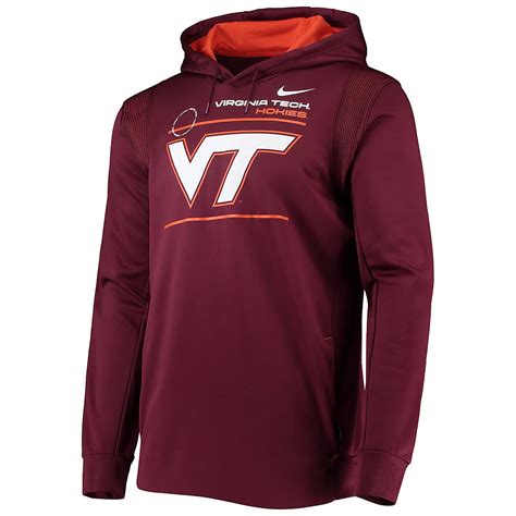 Nike Virginia Tech Hokies 2021 Team Sideline Performance Pullover