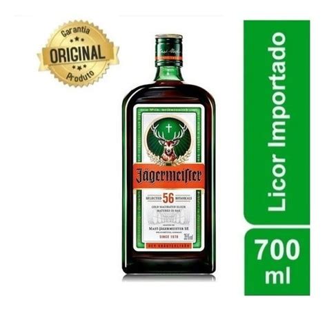 Licor Aperitivo Alemão Jagermeister 700ml Original Comercial Villaggio