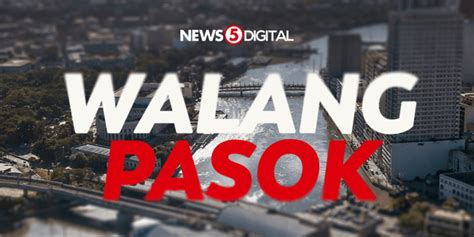 WalangPasok Class Suspensions For October 24 2024