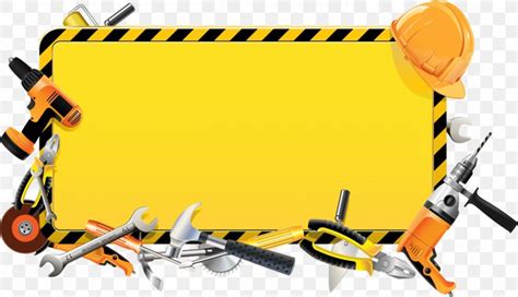 Construction Tools Border Clip Art