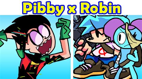 Friday Night Funkin Pibby Boy VS Corrupted Robin Teen Titans Go FNF