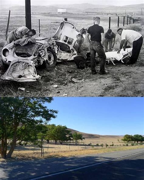 James Dean Crash Site Location 1931 1955 Intersection 41 And 46 Cholame California Usa