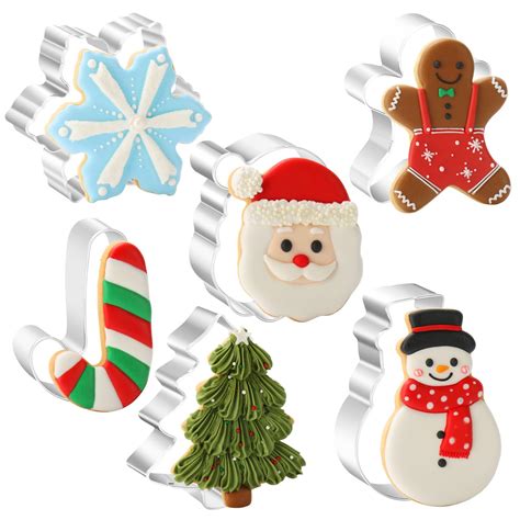 amazoncom  large christmas cookie cutters pcs cookie cutters