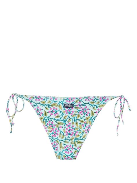 MC2 Saint Barth Delhi Flowers Print Bikini Bottom Farfetch