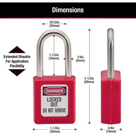 410red Masterlock Khóa Móc An Toàn Khóa Lotolockout Ticom