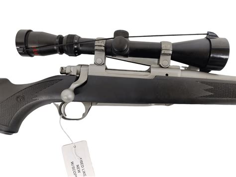 Used Ruger M77 Hawkeye 204 Ruger Stainless Barrel Black Synthetic