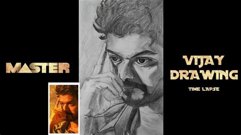 Thalapathy Vijay Drawing Master Time Lapse Quit Pannuda YouTube