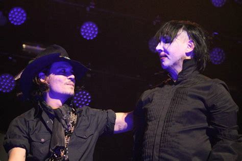 Johnny Depp with Marilyn Manson - Johnny Depp Photo (30490632) - Fanpop