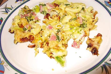 Potato And Leek Casserole With Ham