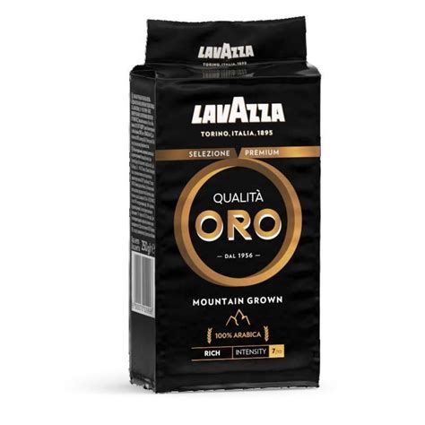 Buy Coffee Ground Lavazza Qualita Oro Mountain Grown 250 G Official