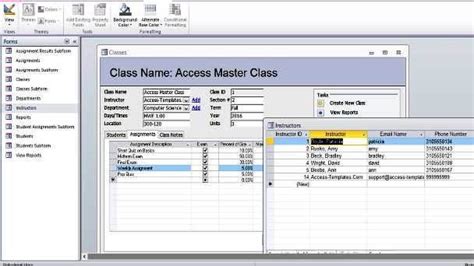 30 Ms Access Databases Templates