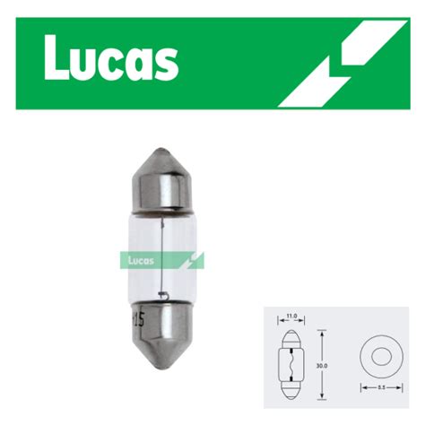 2 X Lucas Llb269 30mm Car Bulbs Sv85 Number Plate Festoon Interior