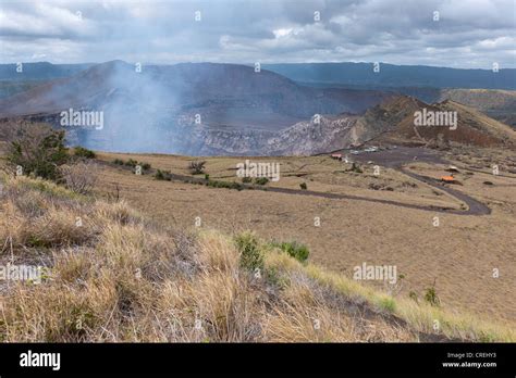 Masaya Volcano, still active, Masaya Volcano National Park, Nicaragua, Central America Stock ...