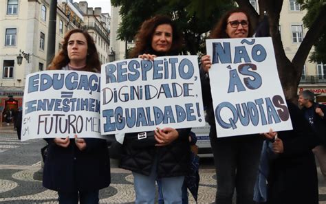 Professores 90 de adesão em Lisboa no primeiro dia da greve por