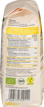 dmBio Grieß Polenta glutenfrei 500 g dauerhaft günstig online kaufen