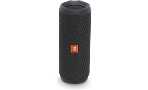 JBL Flip 4 Black Waterproof Portable Bluetooth Speaker At