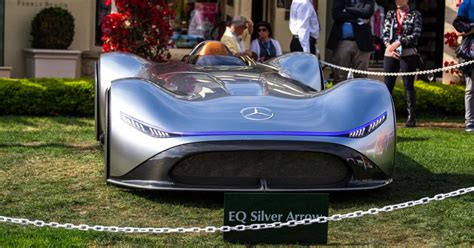 Mercedes's iconic Silver Arrow racer gets an electric makeover for Monterey