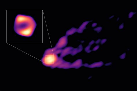 First Image of Black Hole Shadow and Jet Together - Sky & Telescope ...