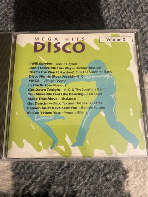 Mega Hits Dance Classics Volume 3 Cd 1989 Priority Records ‎ Cdl 7973