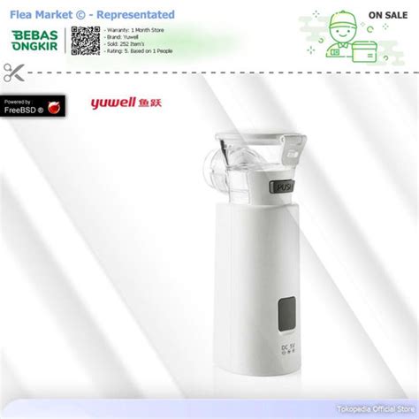 Promo Yuwell Alat Terapi Pernafasan Asthma Inhale Nebulizer M103