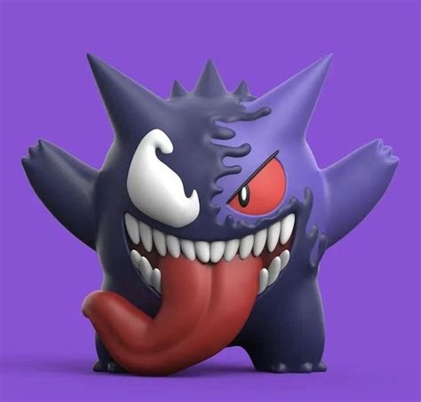 Gengar Pokemon Pokemon Fan Art Pikachu Digital Painting Digital