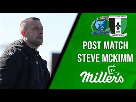 POST MATCH INTERVIEW Steve McKimm Reflects On 3 2 Victory Away To