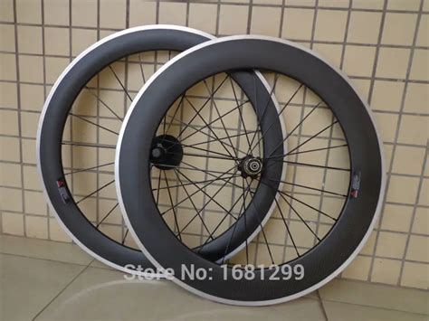 New 700C Front 60mm Rear 80mm Clincher Rims Road Bike Aero Matte 3K