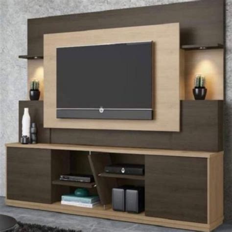 Brown Wall Mounted Wooden Tv Unit For Home At Rs Square Feet In