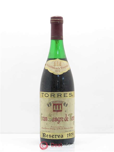 Buy Toro Torres Gran Sangre de Toro Reserva 1979 (lot: 147)