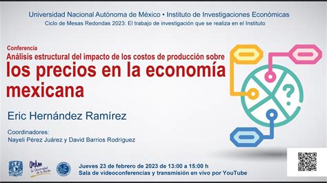 Conferencia Análisis estructural sobre los precios en la economía