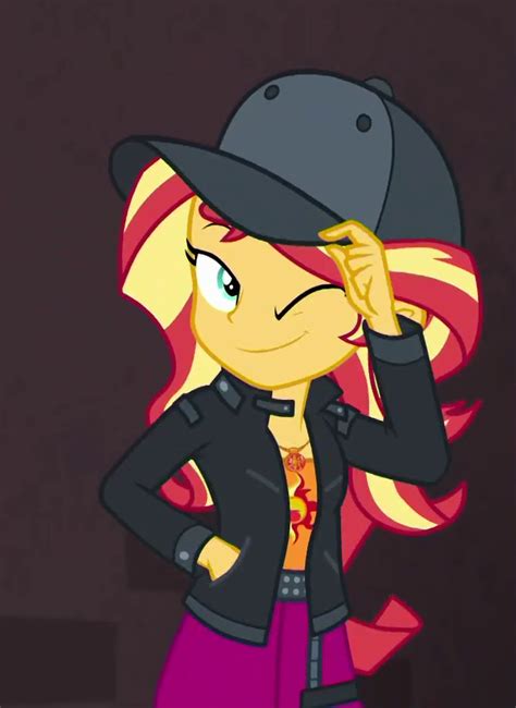 1584471 Safe Screencap Sunset Shimmer Display Of Affection