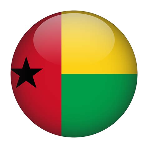 Guinea Bissau 3D Rounded Flag With Transparent Background 15271985 PNG