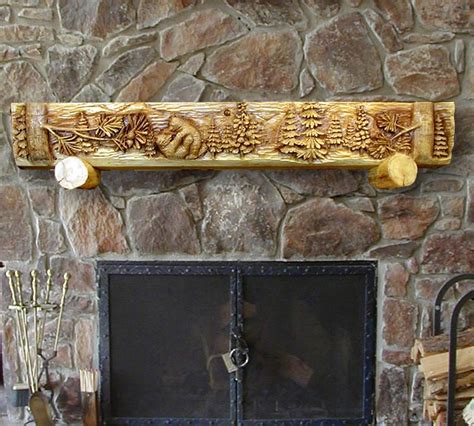 Carved By Ramsey Carved Wood Fireplace Mantels Woodcarving Mantels