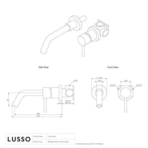 Brushed Stainless Basin Taps Lusso