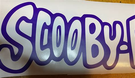 Scooby Doo Car Decal Mystery Machine Decal Scooby Doo Etsy