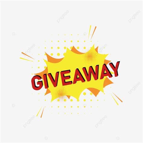 Giveaway Vector Design Giveaway Vector Giveaway Design Lottery Png