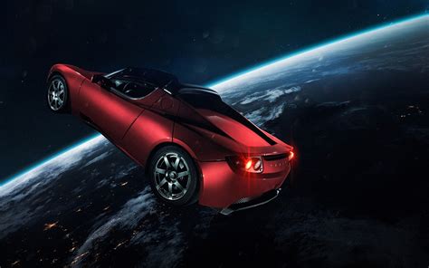 Elon Musks Tesla Roadster Wallpaper 4k Tesla In Space