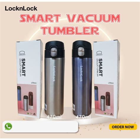 Jual LocknLock Smart Vacum Tumbler 470ml Shopee Indonesia