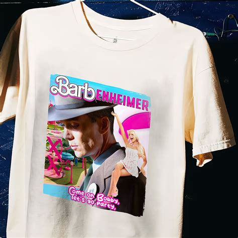 Retro Barbenheimer Shirt Barb Oppenheimer Movie Shirts Barbie Movie Shirt