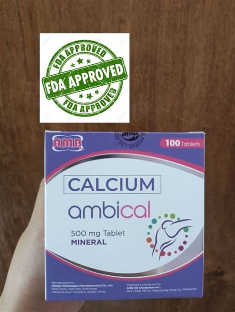 Calcium Carbonate Ambical Mg Tablets Lazada Ph