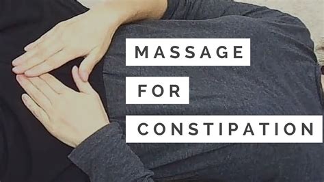 Quick And Easy Massage For Constipation Massage Monday 284 Youtube