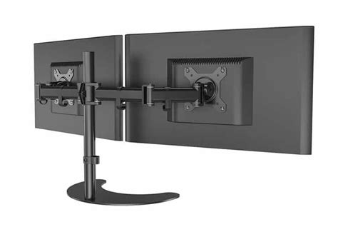 How To Fit Two Monitors On A Small Desk Easy Hacks