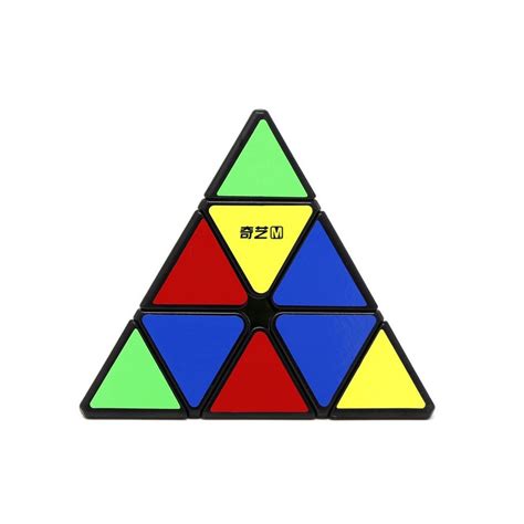 Cubo M Gico Pir Mide Pyraminx Profissional Ms Magn Tico Preto Adesivado